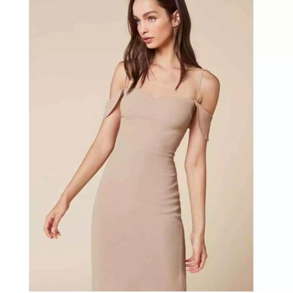 REFORMATION Rena dress in Champagne NEW with tags - Picture 3 of 7